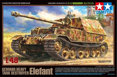 ! Tamiya 32589 1/48 Model Kit German Tank Destroyer Schwerer