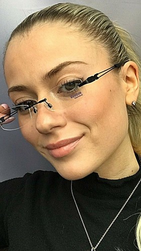 Nuevo marco de gafas Reebok B 6082 W 50 mm Rx titanio sin montura - Imagen 5 de 10