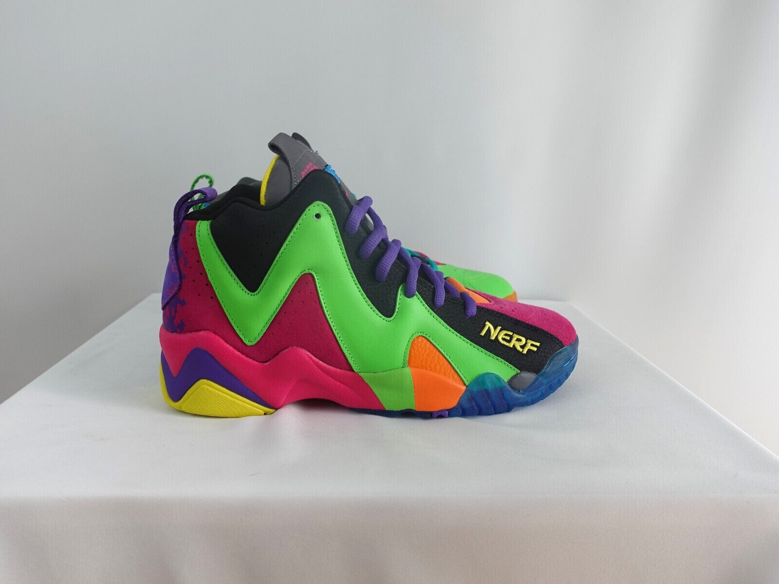 Reebok Kamikaze II NERF Collab Multicolor 10 GY8070 Shawn Kemp