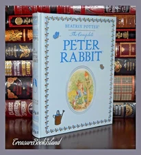 Complete Peter Rabbit by Beatrix Potter New Sealed Leather Bound Collectible Ed