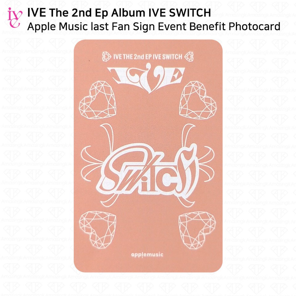 Fan Sign I've IVE The 2nd EP Album IVE SWITCH Apple Music Last Fan Sign Event ...