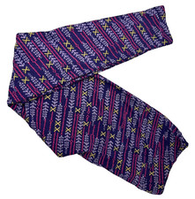 LuLaRoe Leggings Women's Tall  Curvy TC PRINT Purple Pink NWT NEW OLD STOCK