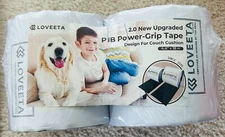 LOVEETA® 4.4'' × 16 Feet Power-Grip Couch Cushion Hook and Loop Tape, 2.0 PIB He