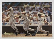 1992 Donruss Spirit of the Game #SG6 George Bell Frank Thomas Chicago White Sox