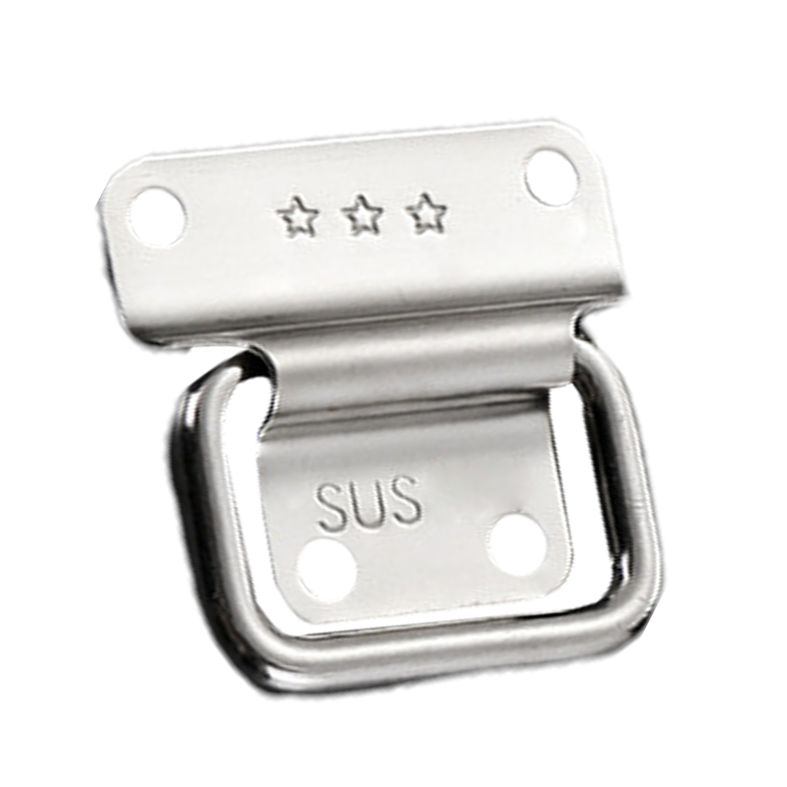 Stainless Steel Folding Cabinet Handle for Drawers and Doors