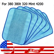 5/10PCS Mopping Cloth Wet Mop Pads for iRobot Braava 380 380t 320 Mint 4200 5200