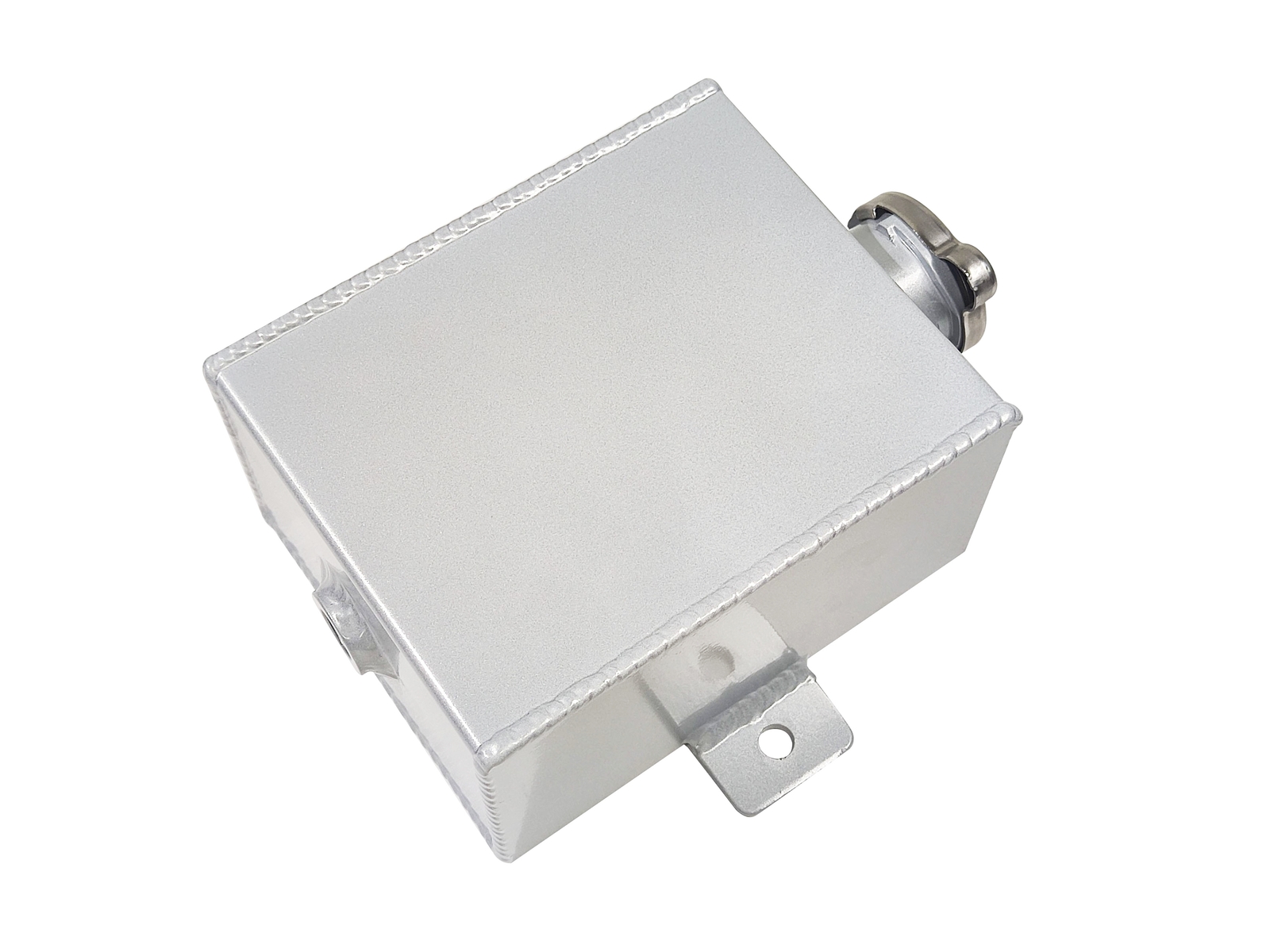 Universal Aluminum 1.2L Coolant Radiator Overflow Expansion Header Tank Bottle