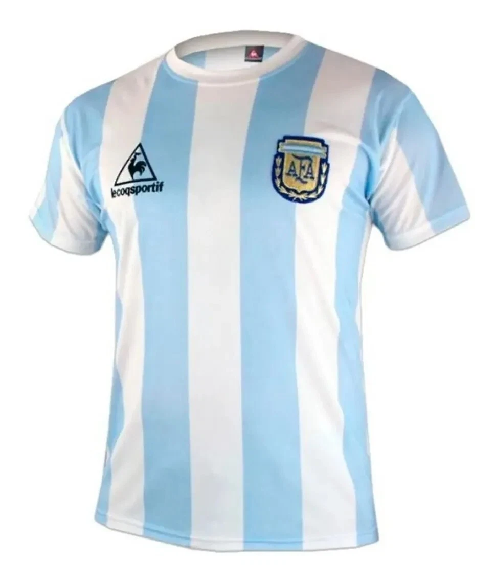 Melódico danés desarrollo de ARGENTINA 1986 world cup retro jersey camiseta remera del mundial Maradona  10 | eBay