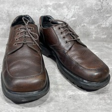 Dr. Martens AIr Cush Sole Brown Leather Oxford Shoes Made In England Men's Sz 8