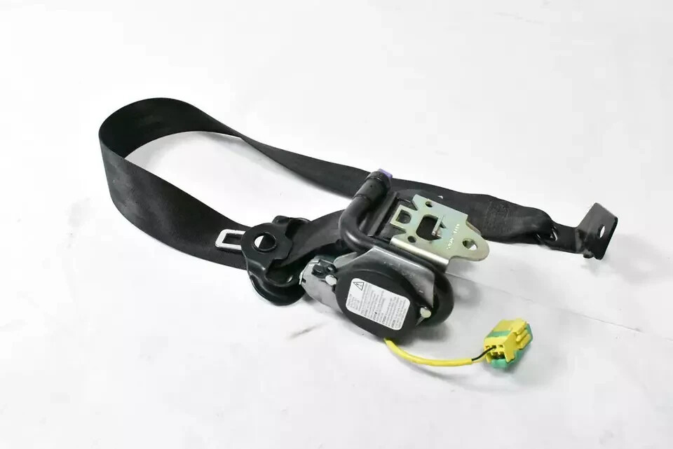 06-12 Bentley Continental Flying Spur Rear Left Driver Side Seat Belt Black OEM