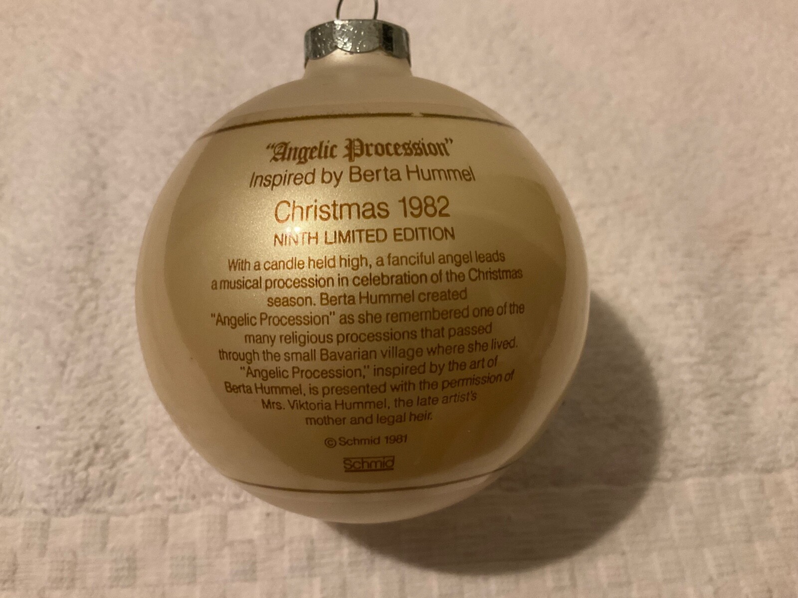 Schmid "Angelic Procession" Ninth Limited Edition Inspired by Berta Hummel