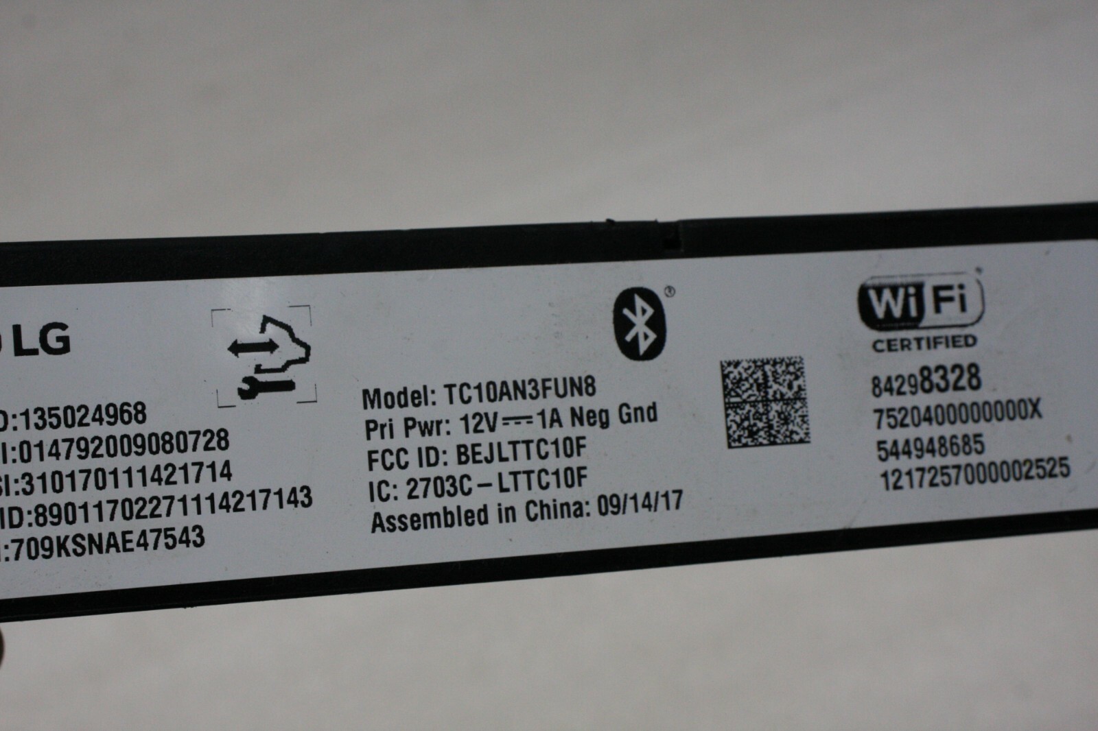 2018 CADILLAC XT5 ONSTAR COMMUNICATION CONTROL MODULE USED OEM #33A