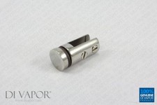 Di Vapor (R) Stainless Steel Glass Clip Bracket for Shower Enclosure Floating