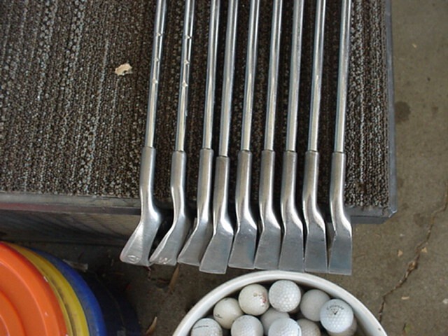 SET OF 9 PING KARSTEN CAVITY BACK GOLF IRONS 3-SW STIFF STEEL FLEX