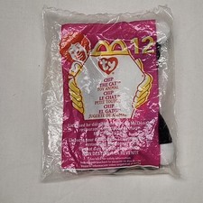 TY Beanie Baby 1993 CHIP the Calico Cat 5in Small Plush Stuffed Animal Toy