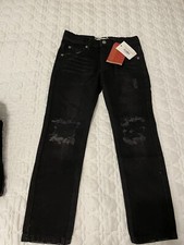 NWT Boys Appaman Black Skinny Leg Jeans 6