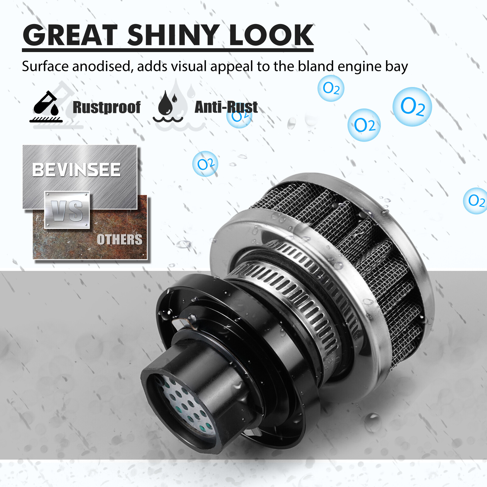 For N54 Oil Cap One Way Crankcase Breather For BMW E60 E82 E88 135i