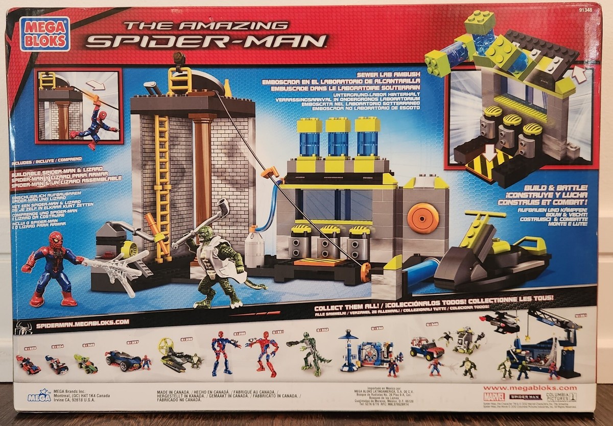 Marvel Mega Bloks / Construx The Amazing Spider-Man Sewer Lab