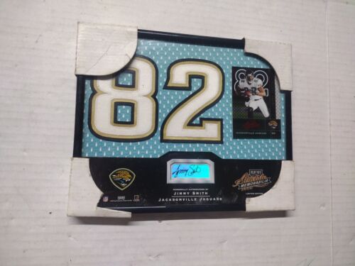 Playoff Memorabilia 2002 Jimmy Smith Signed Plaque #82 Jacksonville Jaguars - Picture 1 of 1