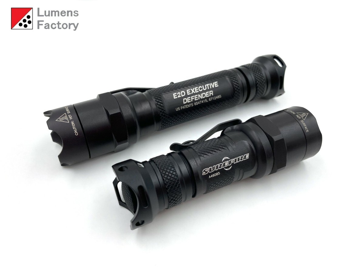 SUREFIRE E2DL DEFENDER 200/5ルーメン ヘッド 美品 シュアファイア LEDフラッシュライト（懐中電灯） E2D