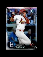 2016 Bowman Chrome Draft #BDC7 Walker Robbins (Cardinals) RC Refractor MINT