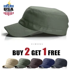 Men Cap Army Hat Cadet Castro Military Patrol Summer TruckCamouflage Baseball AC