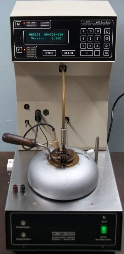 HERZOG WALTER 329/330 PENSKY MARTENS CLOSED CUP FLASH POINT TESTER