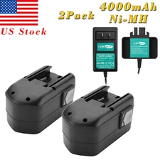 For MILWAUKEE 48-11-2200 48-11-2230 48-11-2232 18V 4.0Ah Ni-MH Battery/Charger
