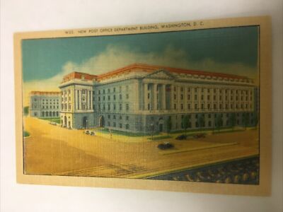 New Post Office Department Building Washington D. C. Vintage Postcard