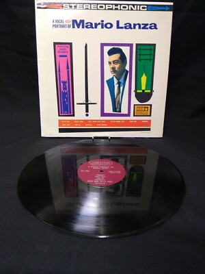 A VOCAL PORTRAIT OF MARIO LANZA VINYL LP ORIGINAL CORONET RECORDS CXS 204 STEREO