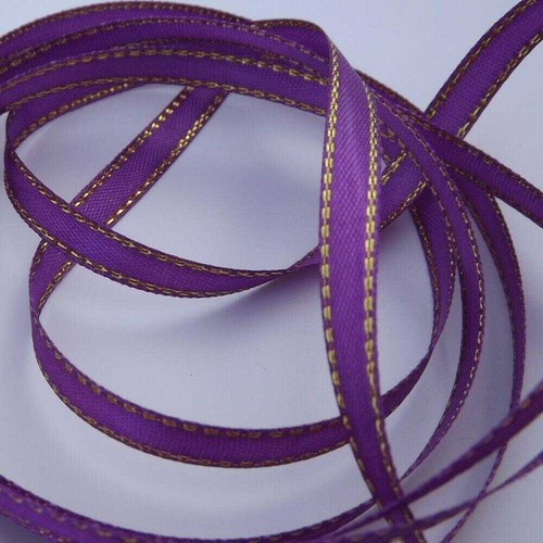 Gold Edge Satin Ribbon 7mm 10mm Christmas Bow Costume 15 TYPE 1 2 4 8 Meter 394D - Picture 13 of 22