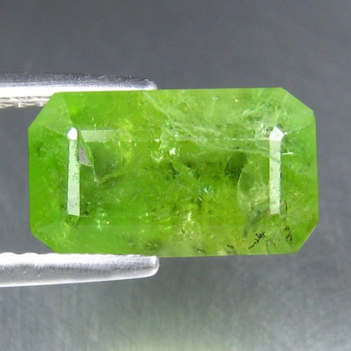 4,16 CT 10X6 MM Favoloso granato verde andradite frizzante 100% naturale - Foto 3 di 3