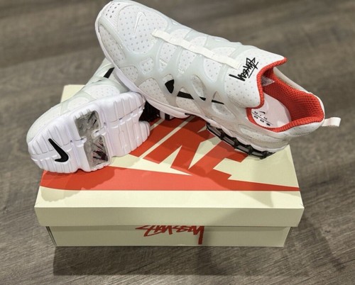Nike x Stussy Air Zoom Spiridon Cage 2 Kukini CJ9918-100 White Shoes Size 8.5M - Picture 5 of 5