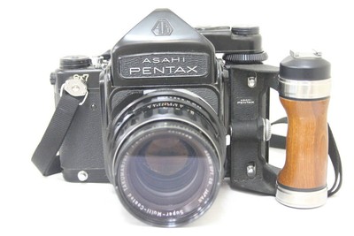 Pentax 6 7 Ttl 105Mm F2.4 Grip Many Accessories Medium Format 