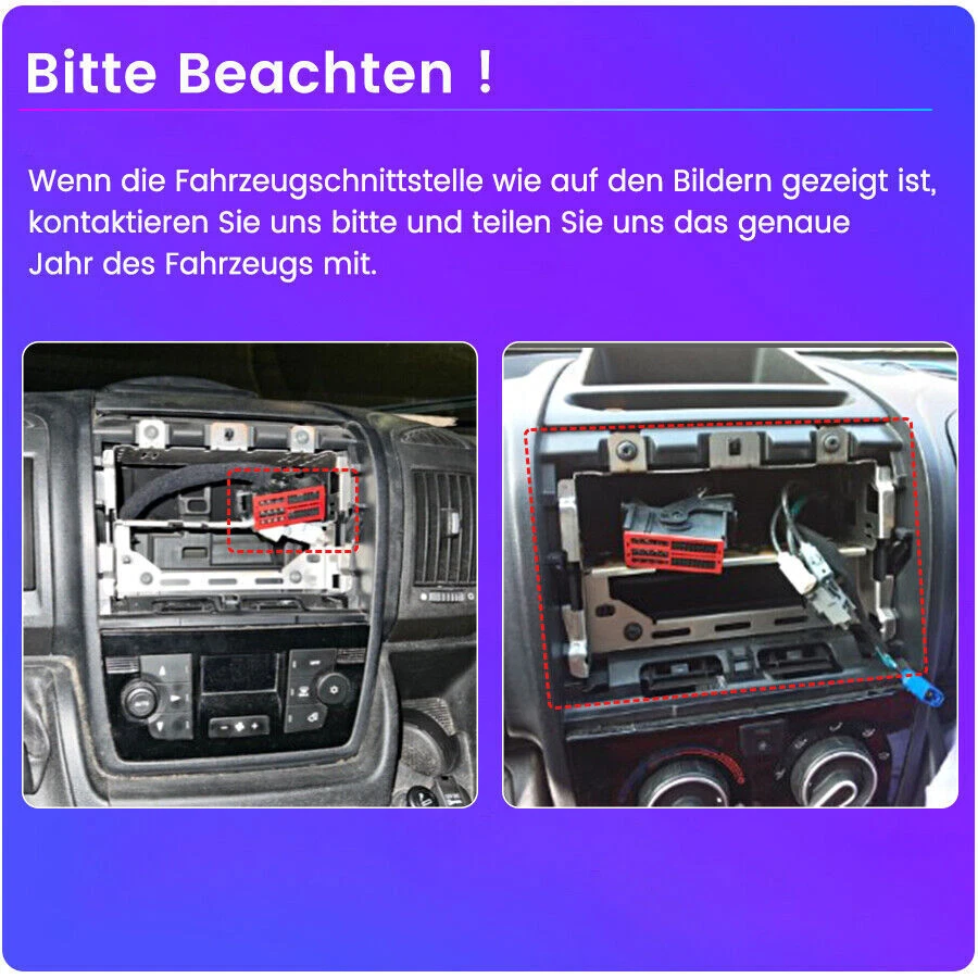 Für Fiat Ducato 2007-2023 10.1'' Carplay Android 13 Autoradio GPS Navi WIFI DAB+ - Bild 4 von 4