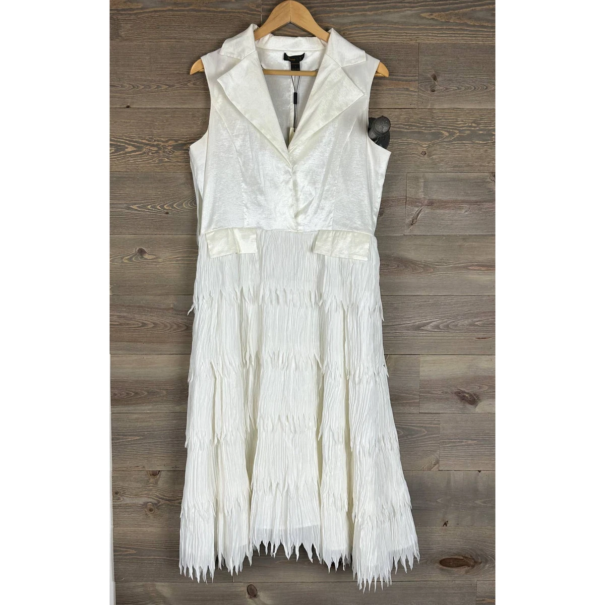 White layered shirt dress cheap