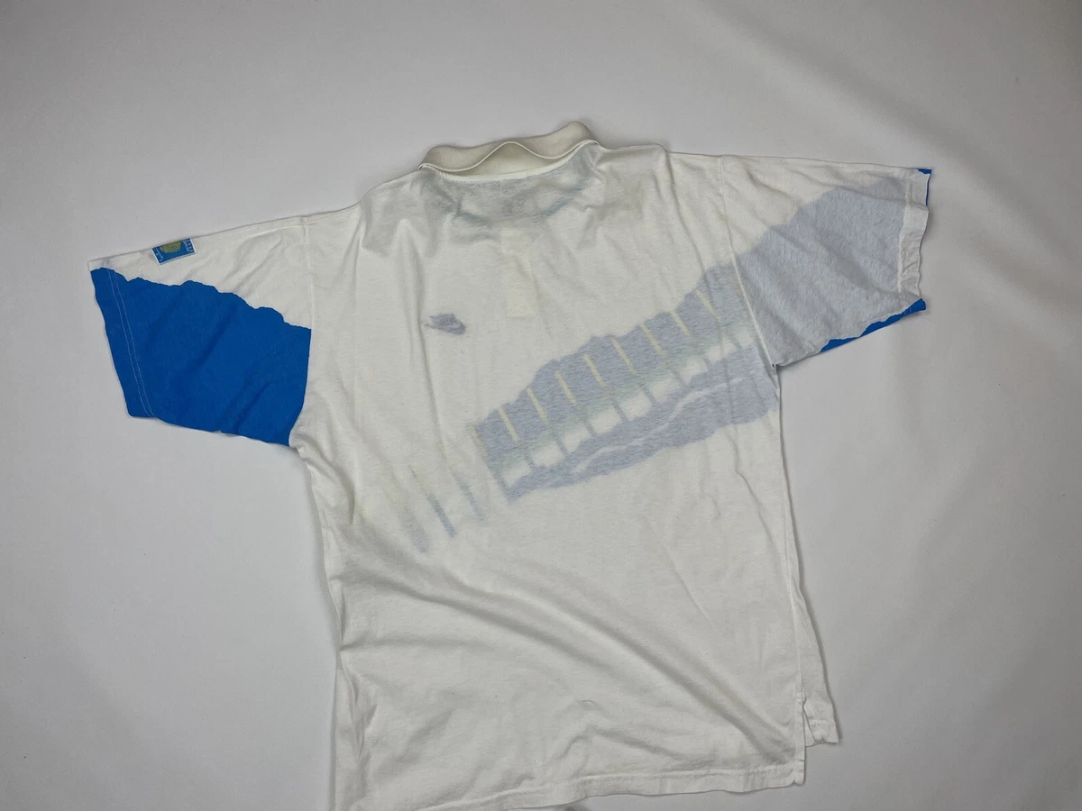 NIKE VINTAGE AGASSI CHALLENGE COURT 1990s 90s TENNIS POLO SHIRT RARE