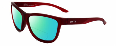 Smith Optics Eclipse Unisex Cateye Polarized BIFOCAL Sunglasses Crystal Red 58mm