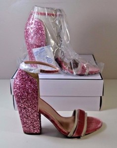 pink guess heels