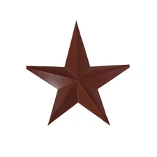 CWI Gifts Burgundy 24" Barn Star Wall Decor