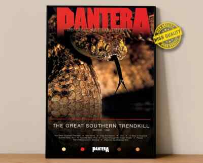 Pantera Poster, The Great Southern Trendkill Poster, Album Poster Prints, Wall D