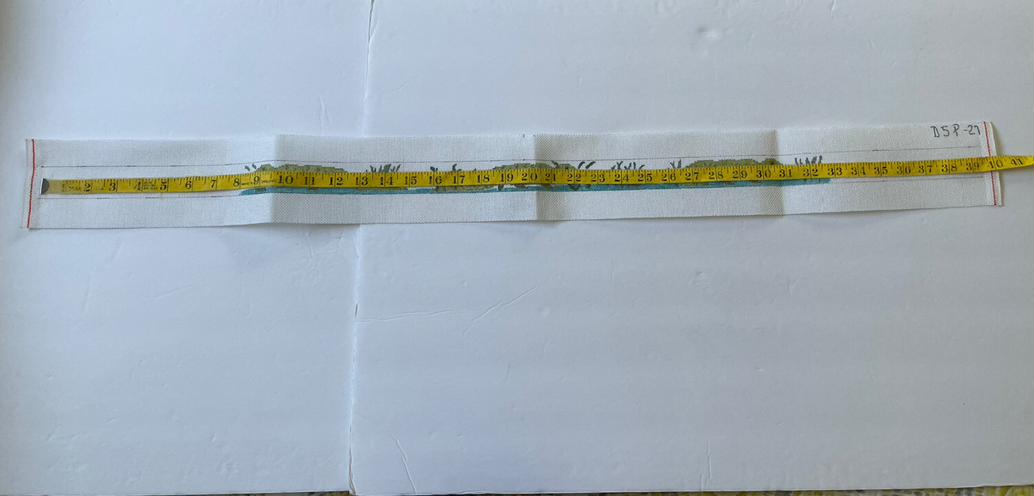 Alligator Handpainted Needlepoint Canvas For Belt Florida Gator Design 18ct eBay