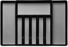 Expandable Cutlery Drawer Organizer, Flatware Drawer Tray for Silverware