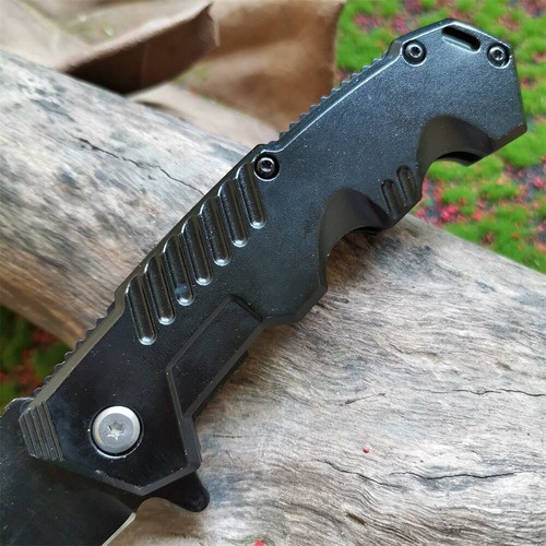 Wilderness survival stainless steel folding knife, multi-purpose pocket knife - Picture 5 of 5