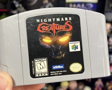 Nightmare Creatures (Nintendo 64, 1998) Authentic, Cleaned, Tested