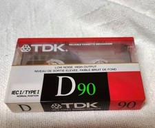 TDK D90 Standard Audio Cassette A00808-20