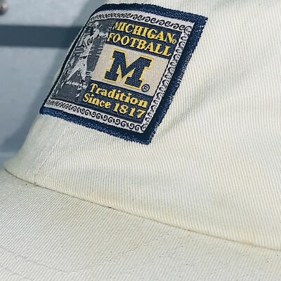 Rare Vintage Michigan Wolverines Hat Annco Strapback  display picture 2
