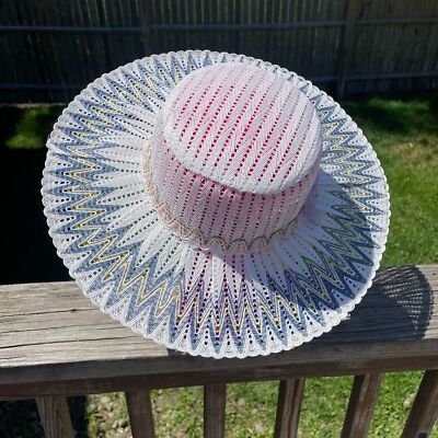 Vintage Bolero Hat with Drawstring White Vintage Bolero Hat with Drawstring White | eBay main image 3