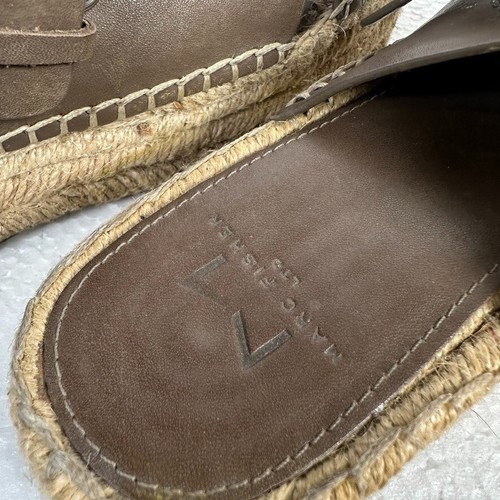 Marc Fisher Venita Slide Espadrilles Damen Größe 9M Taupe Leder 1,25 Plateau - Bild 11 von 15