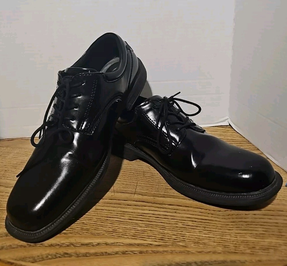 SAOLA Scarpe classiche da uomo Nunn Bush KOR in gel comfort in pelle nera taglia 11w 84358 001